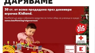Kaufland дарява 30 ст. от всяка продадена до Коледа играчка Kidland®
