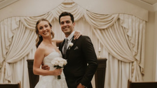 Турската красавица Ясемин Ален стана г-жа Кая: Лас Вегас видя сълзите от щастие на булката